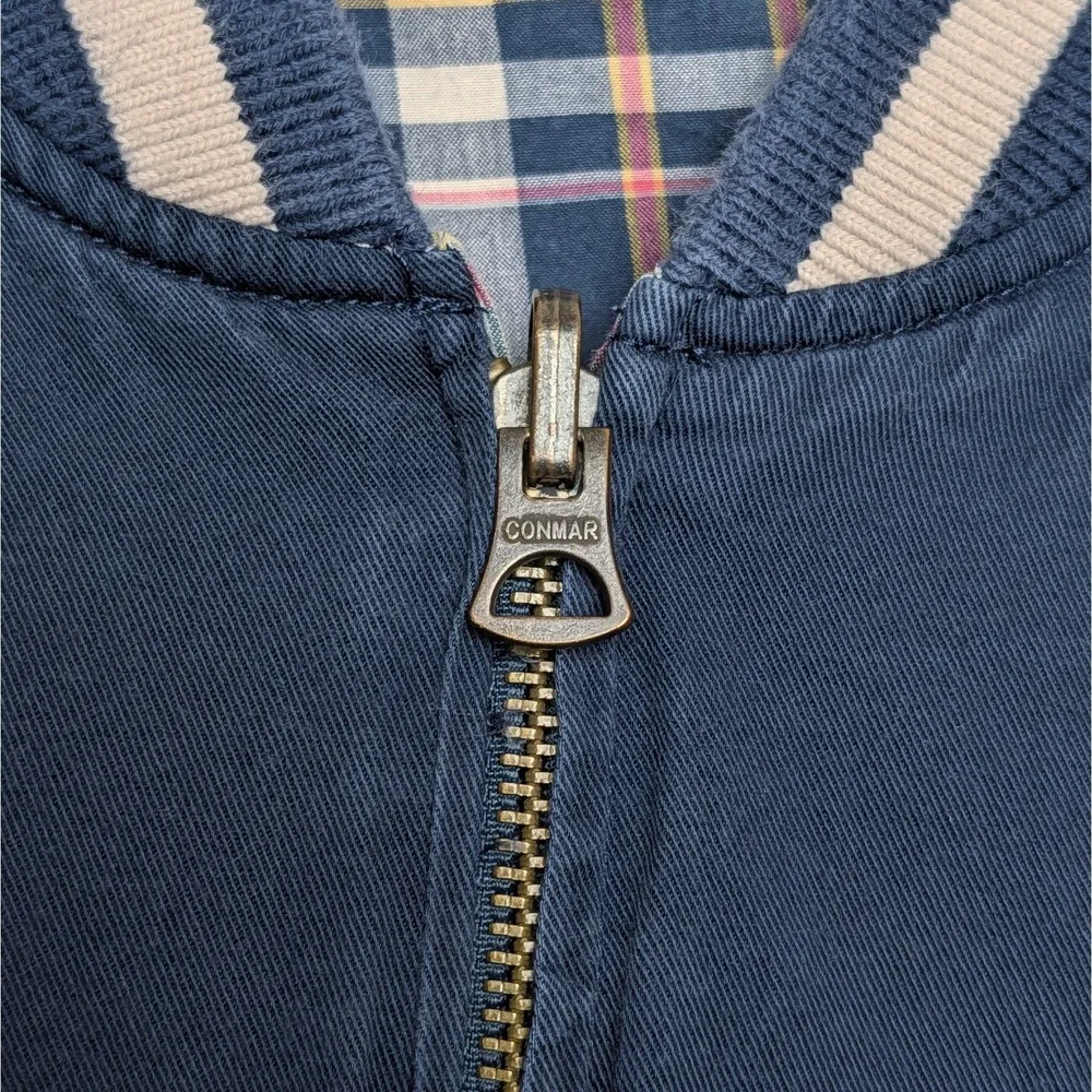 Polo Ralph Lauren New York Blue Bomber Jacket Conmar Zipper Youth‎ Size 4-5
